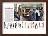 "Norman Rockwell visit a Ration Board", July 15,1944 Framed Giclee Print by Norman Rockwell