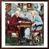 "April Fool, 1943", April 3,1943 Framed Giclee Print by Norman Rockwell