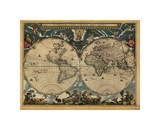 World Map, c.1664 Giclee Print