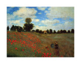 Wild Poppies Lámina giclée por Claude Monet Wild Poppies Lámina giclée por Claude Monet