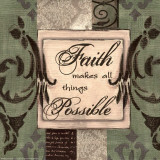 Word to Live By, Faith Print by Smith-Haynes 