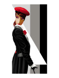Lauren in Uniform Prints by Jordan Bravo