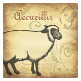 Accueillir Sheep Lámina por Robin Davis