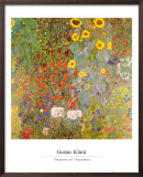 Country Garden with Sunflowers Prints by Gustav Klimt