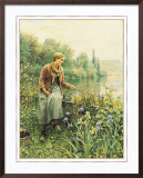 Girl Fishing Posters por Daniel Ridgway Knight Girl Fishing Posters por Daniel Ridgway Knight