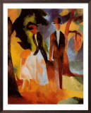 Leute am Blauen See Posters by Auguste Macke Leute am Blauen See Posters by Auguste Macke
