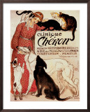 Clinique Cheron, c.1905 Prints by Théophile Alexandre Steinlen Clinique Cheron, c.1905 Prints by Théophile Alexandre Steinlen
