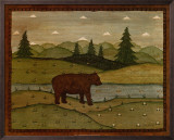Primitive Bear Posters por Robin Betterley
