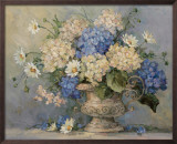 Blue and White Delight Prints by Barbara Mock