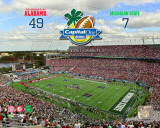 Alabama Crimson Tide Capitol One Bowl Champions with Overlay Photo Alabama Crimson Tide Capitol One Bowl Champions with Overlay Photo