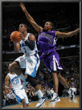 Sacramento Kings v New Orleans Hornets: Chris Paul and Luther Head Prints by Layne Murdoch