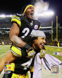 Ryan Clark & Troy Polamalu 2010 AFC Championship Game Celebration Foto