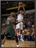 Milwaukee Bucks v Dallas Mavericks: Caron Butler and Corey Maggette Prints by Danny Bollinger