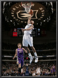Phoenix Suns v Dallas Mavericks: Caron Butler and Robin Lopez Posters by Glenn James