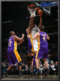 Los Angeles Lakers v Washington Wizards: Trevor Booker, Matt Barnes and Luke Walton Prints by Ned Dishman