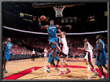 Orlando Magic v Portland Trail Blazers: Joel Pryzbilla and Dwight Howard Posters by Sam Forencich