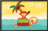 Turtle Island Poster by Minoji 