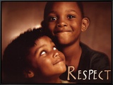 Respect Framed Canvas Print