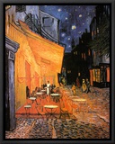 The Café Terrace on the Place du Forum, Arles, at Night, c.1888 Framed Canvas Print