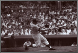 Mickey Mantle, 1956 Framed Canvas Print by Bettmann 