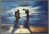 Reminescence Archeologique de l'Angelus de Millet, 1935 Framed Canvas Print by Salvador Dalí