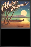 Aloha Hawaii Framed Canvas Print