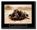 Bravery Framed Canvas Print