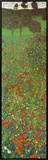 Field of Poppies Framed Canvas Print by Gustav Klimt