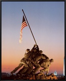 Fortitude: Iwo Jima Framed Canvas Print by Vito Palmisano