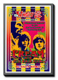 Cream at the Whiskey A-Go-Go Framed Canvas Print by Dennis Loren