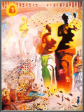 Hallucinogenic Toreador Framed Canvas Print by Salvador Dalí