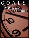 Deadlines Framed Canvas Print