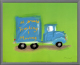 All Around Trucking Framed Canvas Print by Anthony Morrow