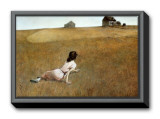 Christina's World, 1948 Framed Canvas Print by Andrew Wyeth