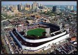 Detroit - Tiger Stadium Final Game Framed Canvas Print by Mike Smith