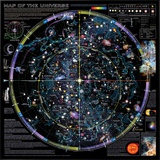 Map of Universe - Spaceshots Framed Canvas Print
