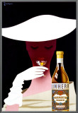 Linherr Vermouth Poster Framed Canvas Print by Arthur Zelger