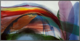 Phenomena Waves Without Wind, 1977 Framed Canvas Print by Paul Jenkins