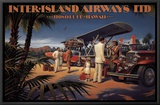 Inter-Island Airways Framed Canvas Print by Kerne Erickson