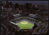 Coors Field - Denver, Colorado Framed Canvas Print by Mike Smith