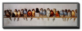 The Bird Perch Framed Canvas Print by Hector Giacomelli