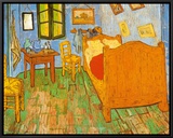 The Bedroom at Arles, c.1887 Framed Canvas Print by Vincent van Gogh