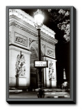 Place Charles de Gaulle Framed Canvas Print by Clay Davidson