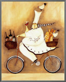 Chef To Go Framed Canvas Print by Jennifer Garant