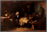 The Doctor Framed Canvas Print by Samuel Luke Fildes