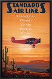 Standard Airlines, El Paso, Texas Framed Canvas Print by Kerne Erickson
