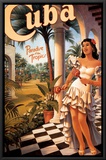 Cuba Framed Canvas Print by Kerne Erickson