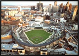 Comerica Park - Detroit, Michigan Framed Canvas Print by Mike Smith