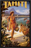 Tahiti Framed Canvas Print by Kerne Erickson
