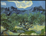Landscape with Olive Trees Framed Canvas Print Landscape with Olive Trees Framed Canvas Print